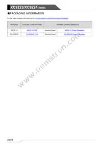 XC9223B082DR-G Datasheet Page 22