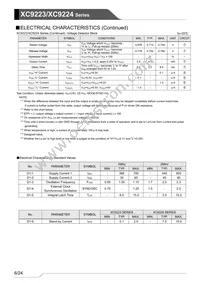 XC9224B082AR-G Datasheet Page 6