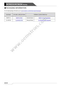 XC9224B082AR-G Datasheet Page 22