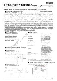XC9235G40D4R-G Datasheet Cover