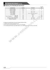 XC9243B08DDR-G Datasheet Page 4
