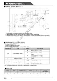 XC9247B42CMR-G Datasheet Page 2