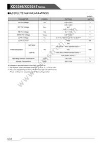 XC9247B42CMR-G Datasheet Page 4