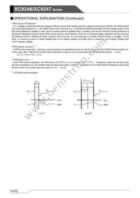 XC9247B42CMR-G Datasheet Page 14