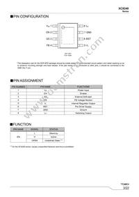 XC9248A085QR-G Datasheet Page 3