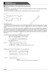 XC9252B08AVR-G Datasheet Page 14