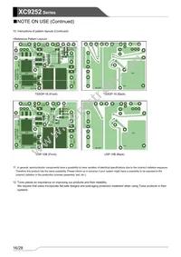 XC9252B08AVR-G Datasheet Page 16