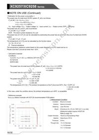 XC9258B36EMR-G Datasheet Page 16