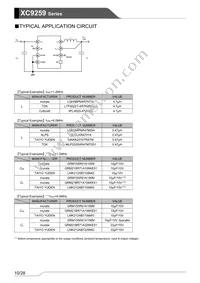 XC9259B36E1R-G Datasheet Page 10