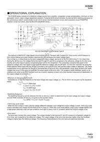 XC9259B36E1R-G Datasheet Page 11