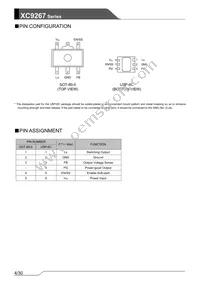 XC9267B75DPR-G Datasheet Page 4