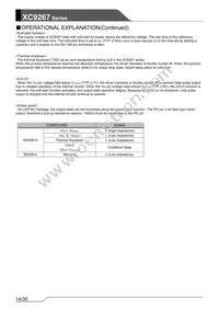 XC9267B75DPR-G Datasheet Page 14