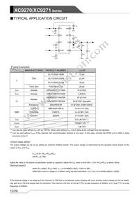 XC9271B085QR-G Datasheet Page 12