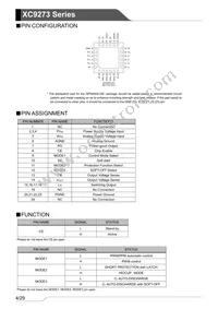 XC9273B06DZR-G Datasheet Page 4