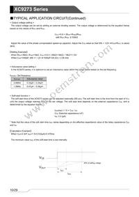 XC9273B06DZR-G Datasheet Page 10