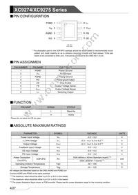 XC9275E06DQR-G Datasheet Page 4