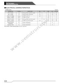 XC9280A75CYR-G Datasheet Page 6