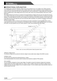 XC9280A75CYR-G Datasheet Page 12