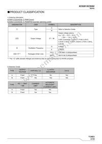 XC9281A36E1R-G Datasheet Page 3