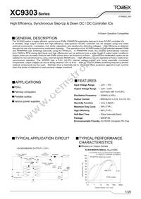 XC9303B093KR-G Datasheet Cover