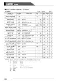 XC9303B093KR-G Datasheet Page 4