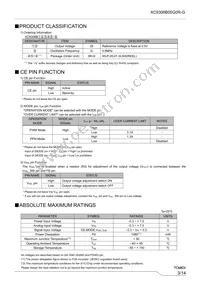 XC9306B05G0R-G Datasheet Page 3