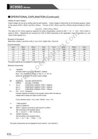 XC9503B095AR-G Datasheet Page 8