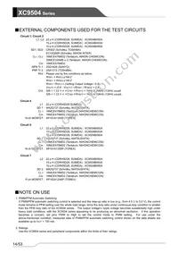 XC9504B095AR-G Datasheet Page 14
