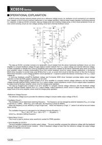 XC9516A21AZR-G Datasheet Page 12