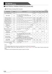 XC9519A12AZR-G Datasheet Page 8