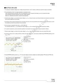 XC9519A12AZR-G Datasheet Page 21