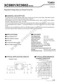 XC9802B603KR-G Datasheet Cover