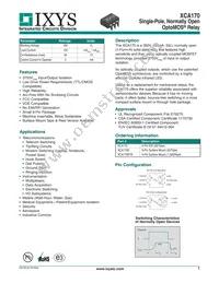 XCA170S Datasheet Cover