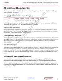 XCKU040-1FBVA676I Datasheet Page 17