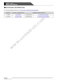XCL101C491ER-G Datasheet Page 16