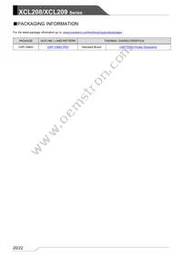XCL209A113DR-G Datasheet Page 20
