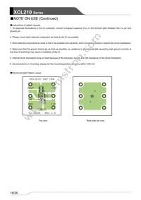 XCL210H0M1GR-G Datasheet Page 18