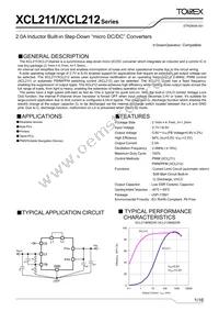 XCL211B082DR Datasheet Cover