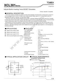 XCL301A331ER-G Datasheet Cover