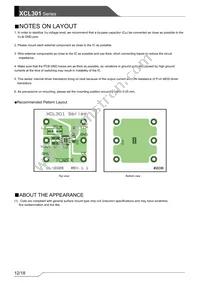 XCL301A331ER-G Datasheet Page 12