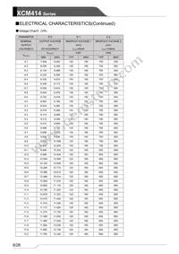 XCM414B120D2-G Datasheet Page 8