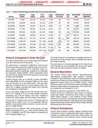 XCV100E-6PQG240C Datasheet Page 2