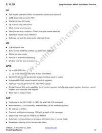 XCZU3EG-3SFVC784E Datasheet Page 20