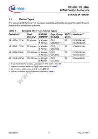 XE162HL20F80LAAFXQSA1 Datasheet Page 9