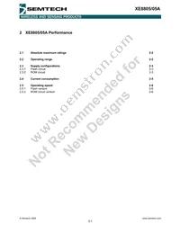 XE8805AMI028LF Datasheet Page 11