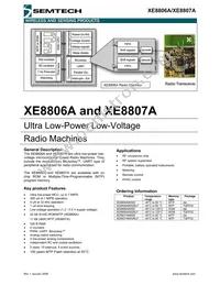 XE8807AMI026TLF Datasheet Cover