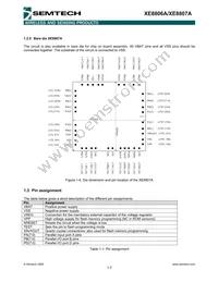 XE8807AMI026TLF Datasheet Page 9
