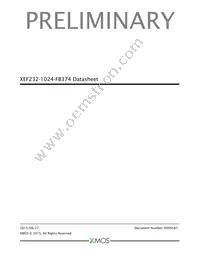 XEF232-1024-FB374-I40 Datasheet Cover