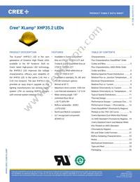 XHP35B-00-0000-0D0HE20E5 Datasheet Cover