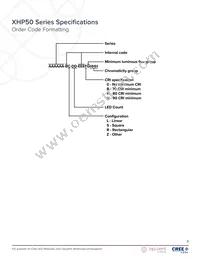 XHP50A-0S-04-0D0HJ20E2 Datasheet Page 3
